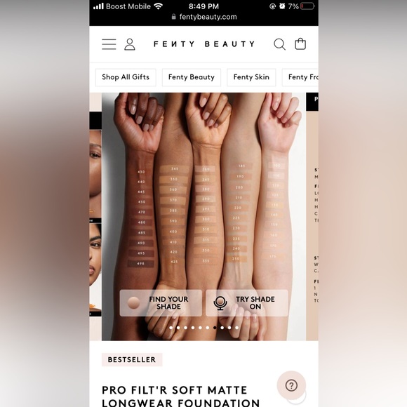 PRO FILT'R SOFT MATTE LONGWEAR FOUNDATION - Picture 3 of 5